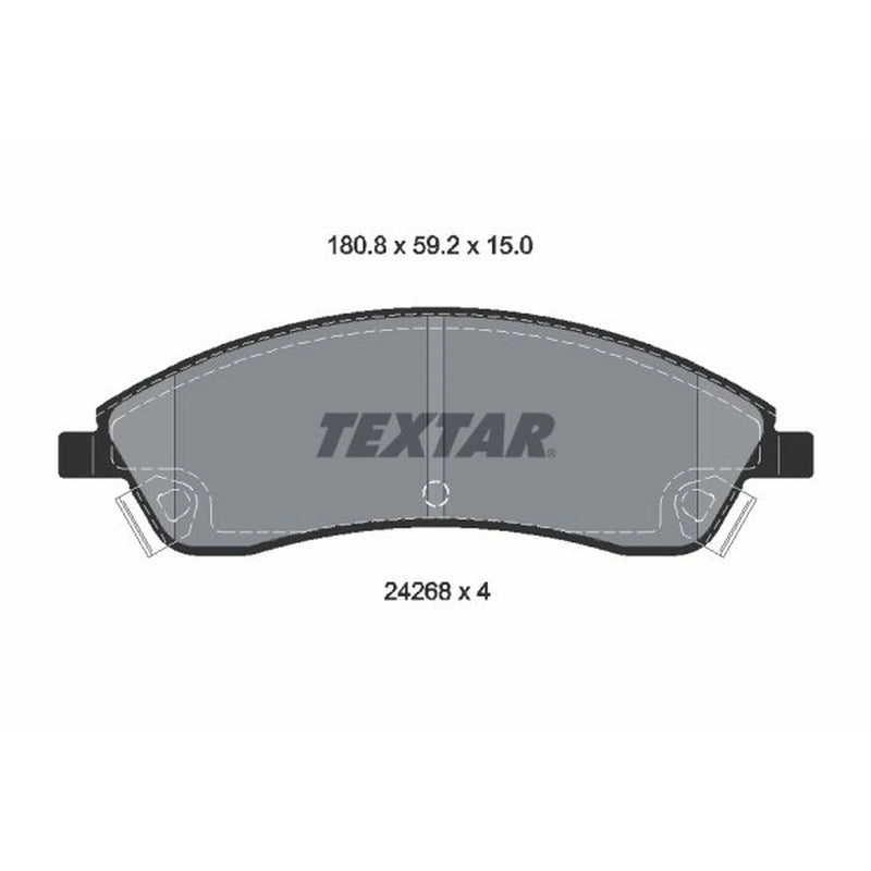 Textar Front Brake Pad Set 2426801