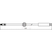 Apec Brake Hydraulic Hose Line Rear fits Citroën Relay III 2006-2023 2.0 2.2 3.0