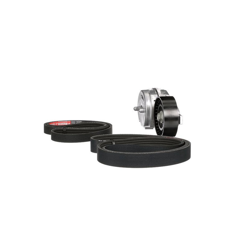 Gates V-Ribbed Belt Set fits Chrysler Voyager 2000-2008 2.4