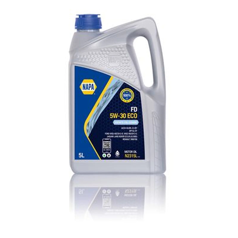 NAPA Engine Synthetic Oil 5L A5/B5 CF 5W-30 fits Alfa Romeo GT 2003-2010 1.8