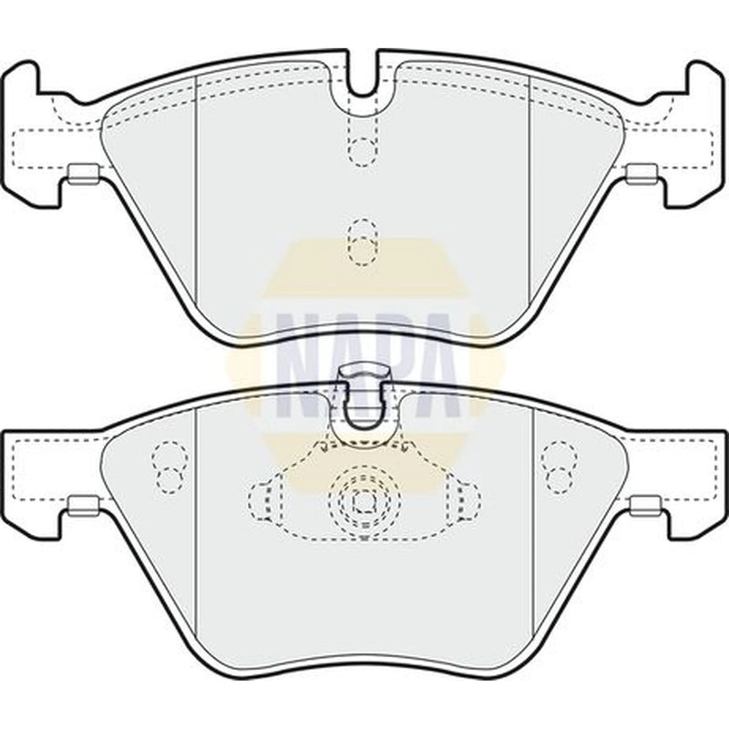 NAPA Front Brake Pad Set NBP1276
