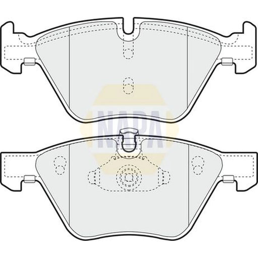 NAPA Front Brake Pad Set NBP1276
