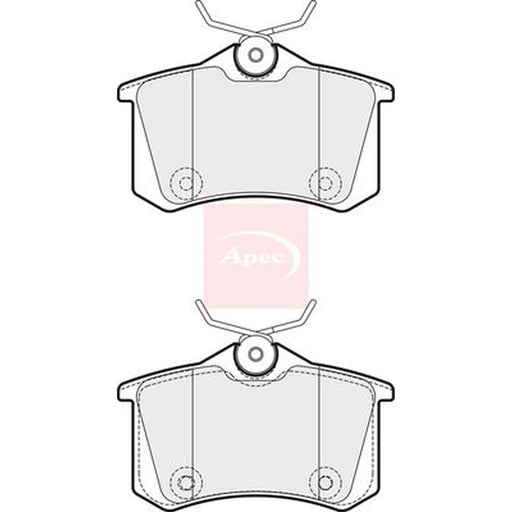 Apec Rear Brake Pad Set PAD1814