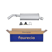 Hella End Silencer Rear fits Citroën C3 I 2002-2008 1.4