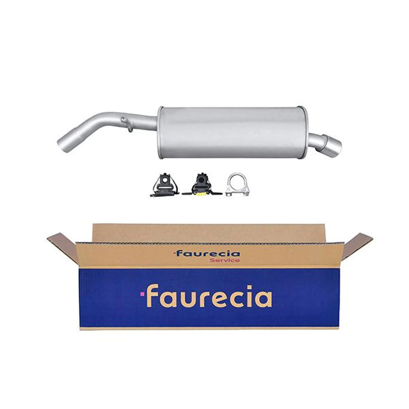 Hella End Silencer Rear fits Citroën C3 I 2002-2008 1.4