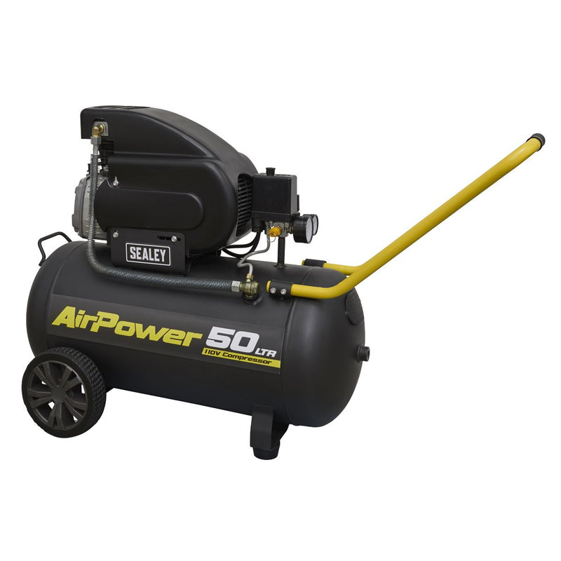 Sealey Compressor 50ltr Direct Drive 2hp 110V SAC5020E110V Sealey  - Dynamic Drive