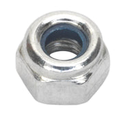 Sealey Nylon Lock Nut M4 Zinc DIN 982 Pack of 100 NLN4 Sealey  - Dynamic Drive