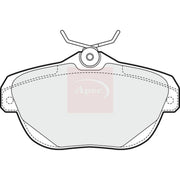 Apec Rear Brake Pad Set fits Citroën C6 2005-2012 2.2 2.7 3.0