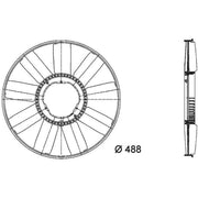 Mahle Radiator Cooling Fan Blade CFW 21 000P