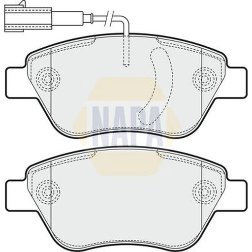 NAPA Front Brake Pad Set NBP1584