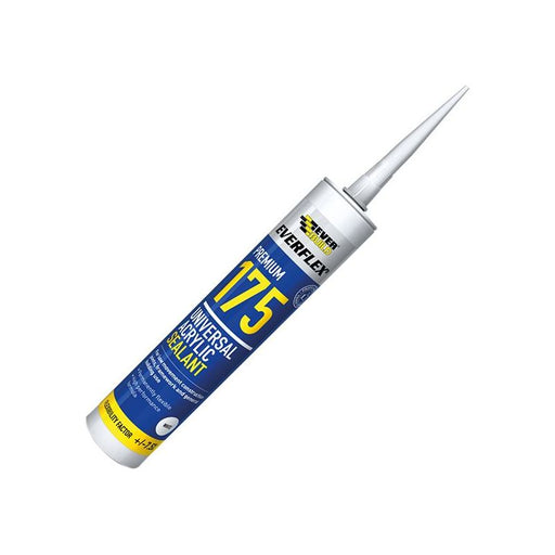 Everbuild Sika Everflex® 175 Universal Acrylic Sealant White 300ml Everbuild Sika - Dynamic Drive