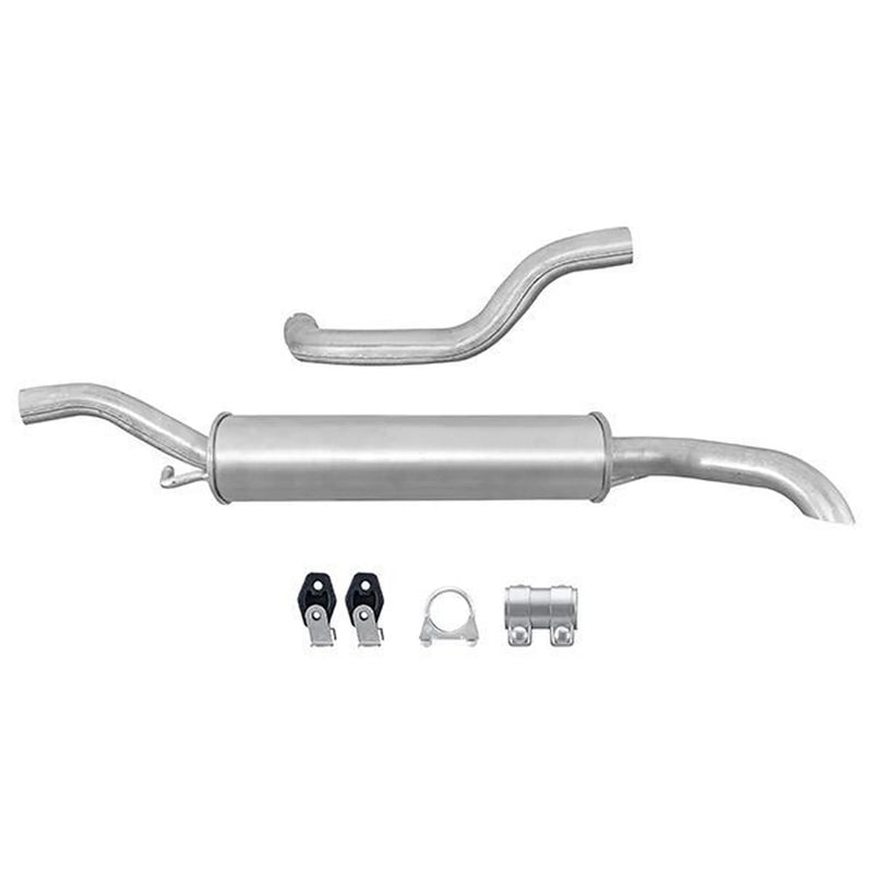 Hella End Silencer Rear fits VW Polo 1997-2001 1.4