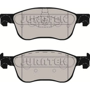 Juratek Front Brake Discs & Pads fits Ford Fiesta VII 2017-2021 1.0 1.1 1.5