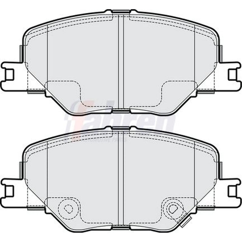 Fahren Front Brake Pad Set FBP4255