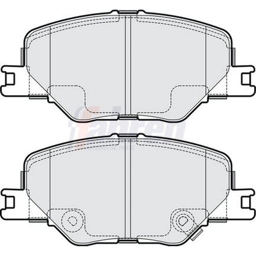 Fahren Front Brake Pad Set FBP4255
