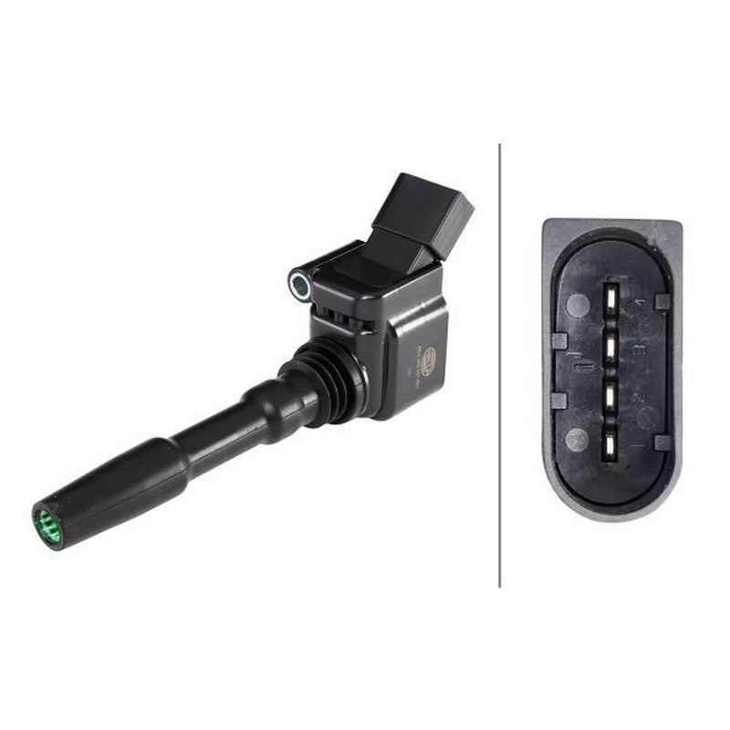 Hella Ignition Coil Pack fits Audi A4 B8 2011-2015 1.8