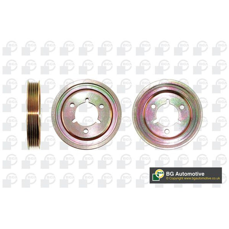 BGA Crank Shaft Belt Pulley fits Citroën Ax 1986-1997 1.4