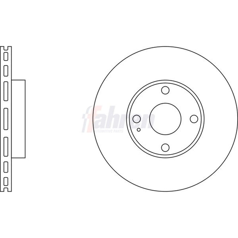 Fahren 2 x Vented Brake Discs fits Mazda MX-5 1993-2005 1.6 1.8