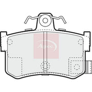 Apec Rear Brake Pad Set fits MG Mgf 1995-2002 1.6 1.8