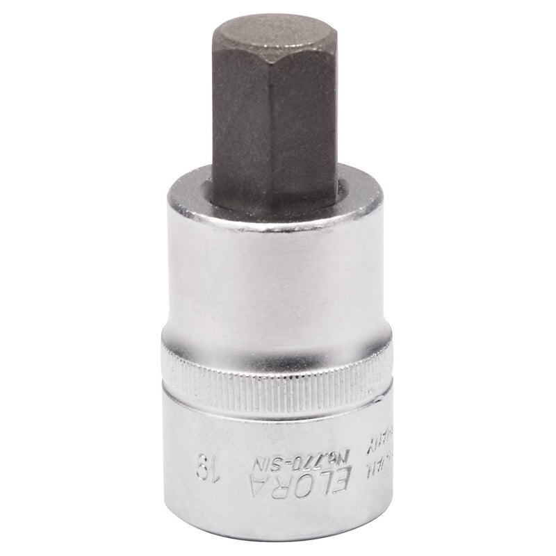 Draper Elora Hexagon Screwdriver Socket, 3/4" Sq. Dr., 19mm 15554 Draper - Dynamic Drive