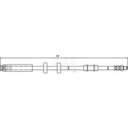 Apec Brake Hydraulic Hose Line Front fits Citroën Relay I 1994-2002 1.9 2.5 2.8