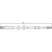 Apec Brake Hydraulic Hose Line Lower HOS3718