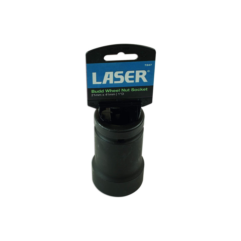 Laser Budd Wheel Nut Socket 1"D 21mm x 41mm 7247 Laser - Dynamic Drive