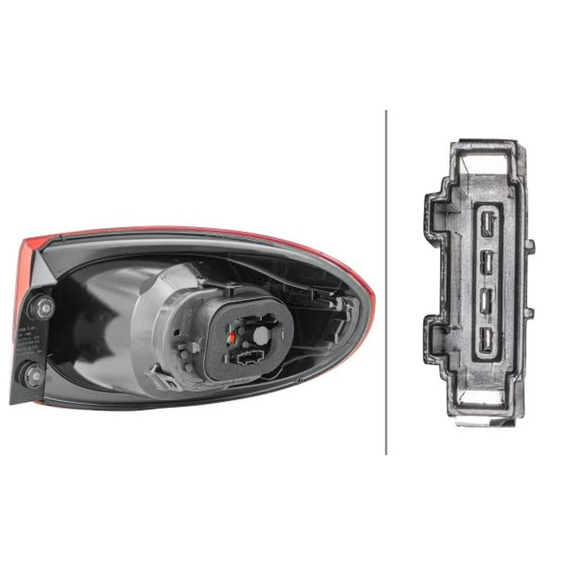 Hella Tail Light / Lamp WY21W Left fits VW Tiguan 2007-2018 1.4 2.0