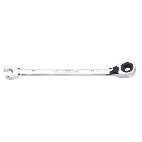 Carlyle Tools Spanner - Reversible Ratcheting - Metric - 8 mm - image 1