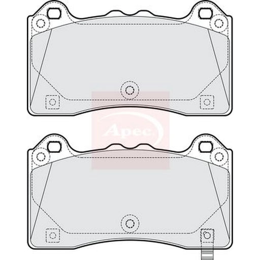 Apec Front Brake Pad Set PAD2185