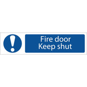 Draper Fire Door Keep Shut - SS61 - image 1