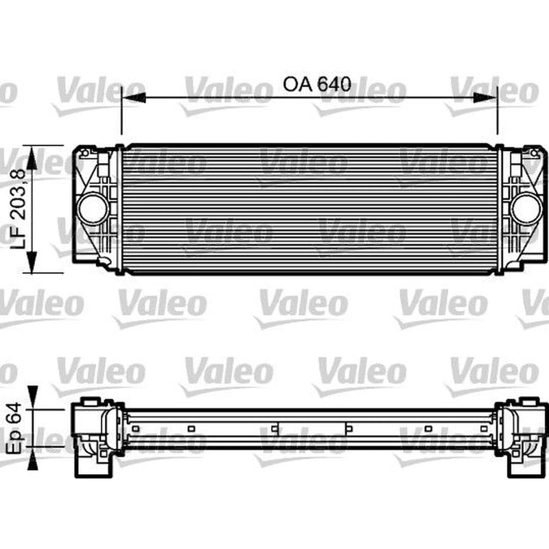 Valeo Intercooler (Charge Air Cooler) 818732