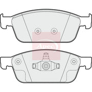 Apec Front Brake Pad Set fits Ford Focus III 2011-2020 2.0