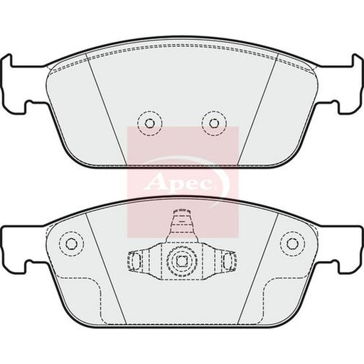 Apec Front Brake Pad Set fits Ford Focus III 2011-2020 2.0
