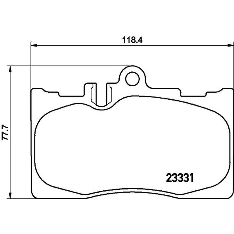 Mintex Front Brake Pad Set fits Lexus Ls 2000-2006