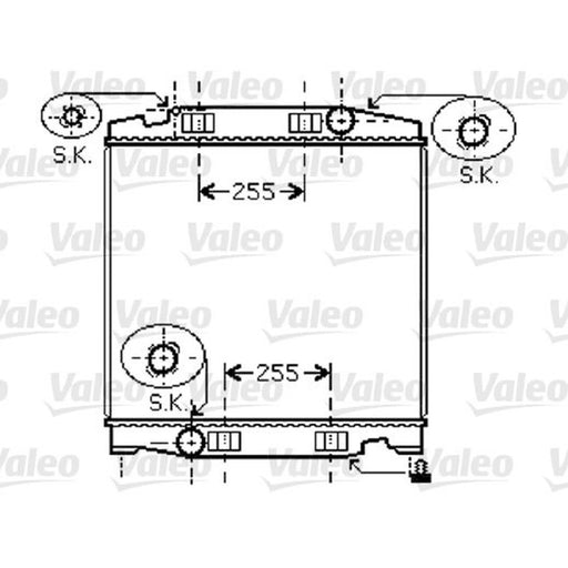 Valeo Engine Radiator 733411