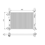 Valeo Engine Radiator 733122