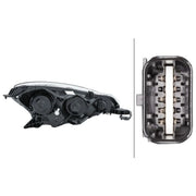 Hella Headlight Headlamp PY21W Left fits Citroën DS3 2009-2015 1.2 1.4 1.6