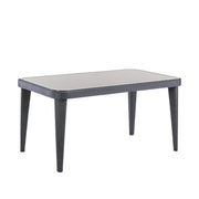 Dellonda Dining Tables with Tempered Glass Top 150 x 90 x 76cm - Anthracite Dellonda - Dynamic Drive