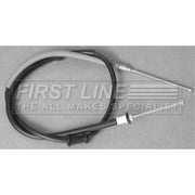 First Line Handbrake Cable Left Rear fits Chrysler Ypsilon 2011-2021 0.9 1.2 1.3