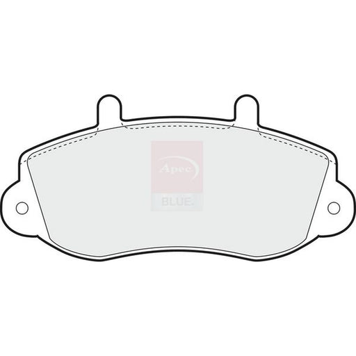 Apec Front Brake Pad Set fits Opel Movano A 1999-2001 1.9 2.2 2.5 2.8