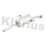 Klarius Box With Tail Pipe Rear fits Peugeot 206+ 2009-2013 1.4