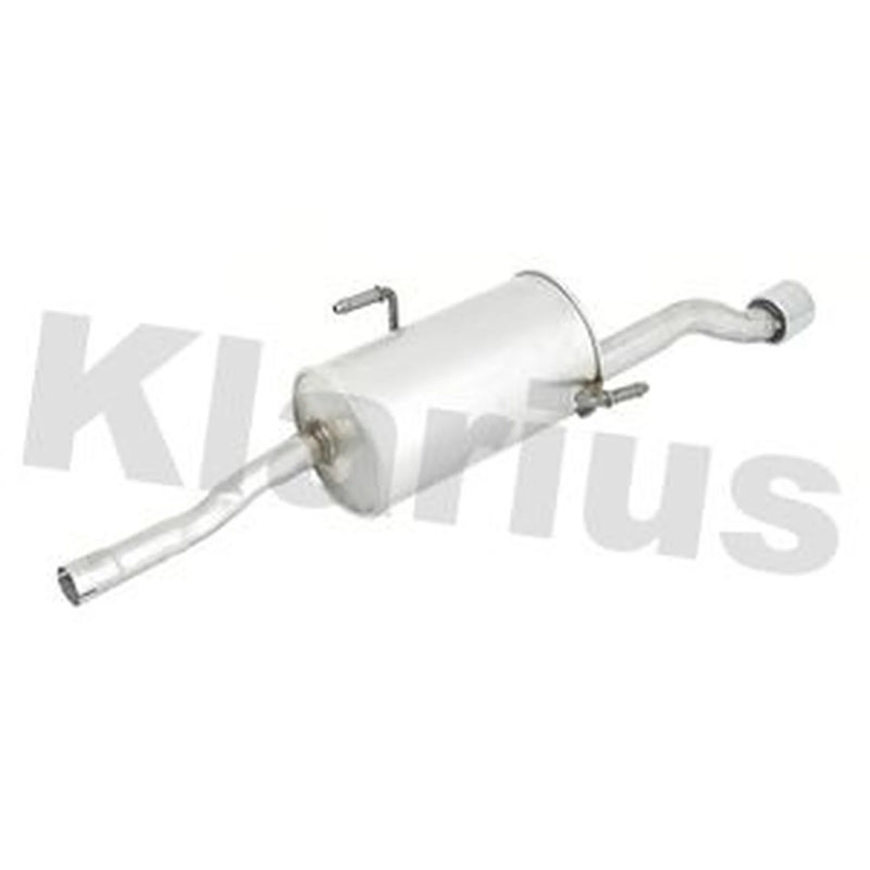 Klarius Box With Tail Pipe Rear fits Peugeot 206+ 2009-2013 1.4