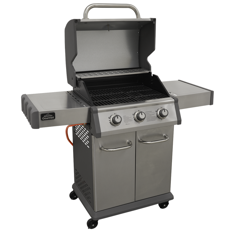 Dellonda 3 Burner Deluxe Gas BBQ Dellonda  - Dynamic Drive