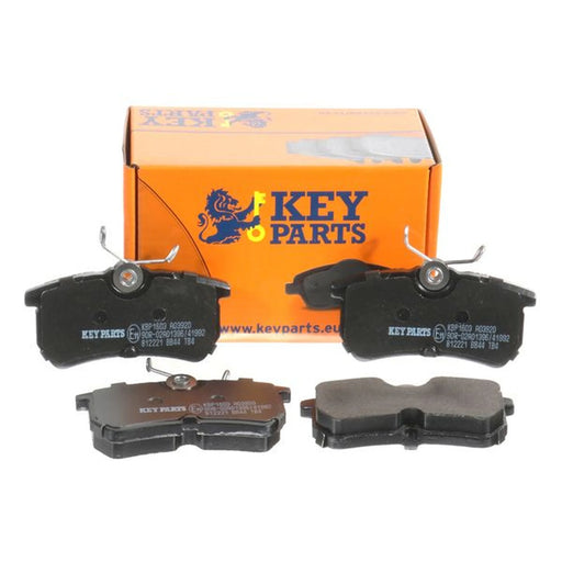 Key Parts Front & Rear Pads fits Ford Fiesta VI 2013-2017 1.6