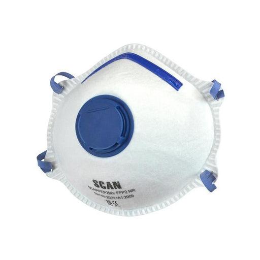 Scan Moulded Disposable Mask Valved FFP2 Protection (Pack 10) Scan - NN4 Online
