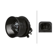 Hella Heater Blower Fan Front fits Citroën C2 2003-2012 1.1 1.4 1.6