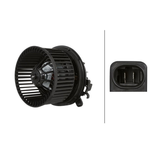 Hella Heater Blower Fan Front fits Citroën C2 2003-2012 1.1 1.4 1.6