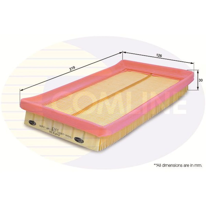 Comline Engine Air Filter fits Fiat 500 2012-2013 0.9