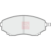 Apec Front Brake Pad Set fits Ford Asia & Oceania Freda Bus 1995-2002 2.5